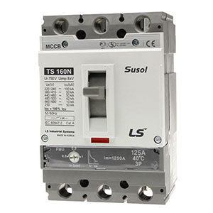 کلید اتوماتیک،کمپکت 40 آمپر،قابل تنظیم حرارتی-ثابت مغناطیسی LS سری SUSOL TD100N FMU(استوک)