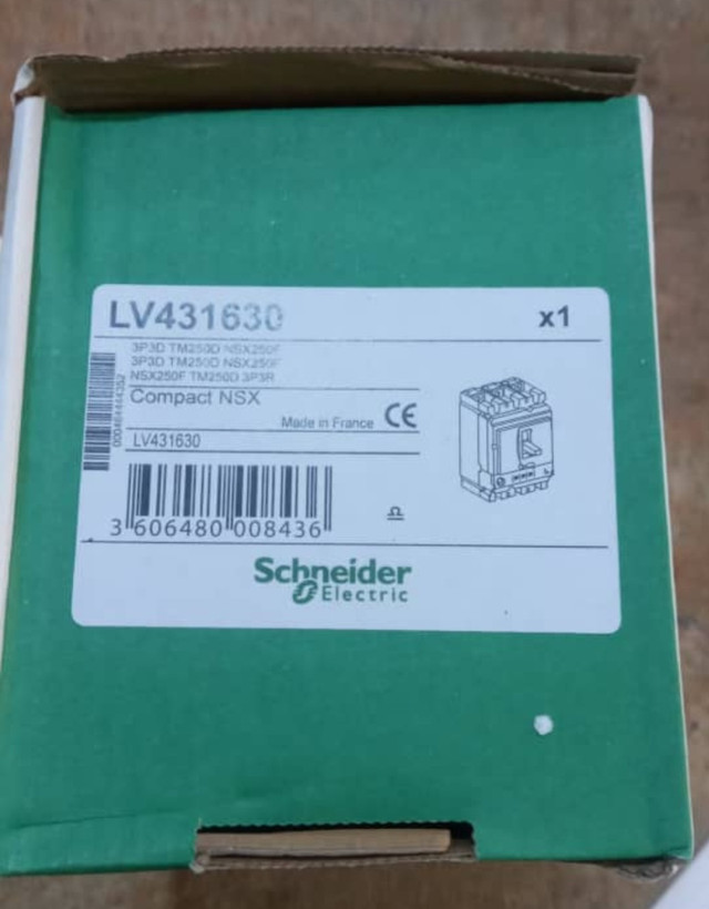 کلید اتوماتیک، اشنایدر 250 آمپر، قابل تنظیم حرارتی-مغناطیسی سری NSX250B