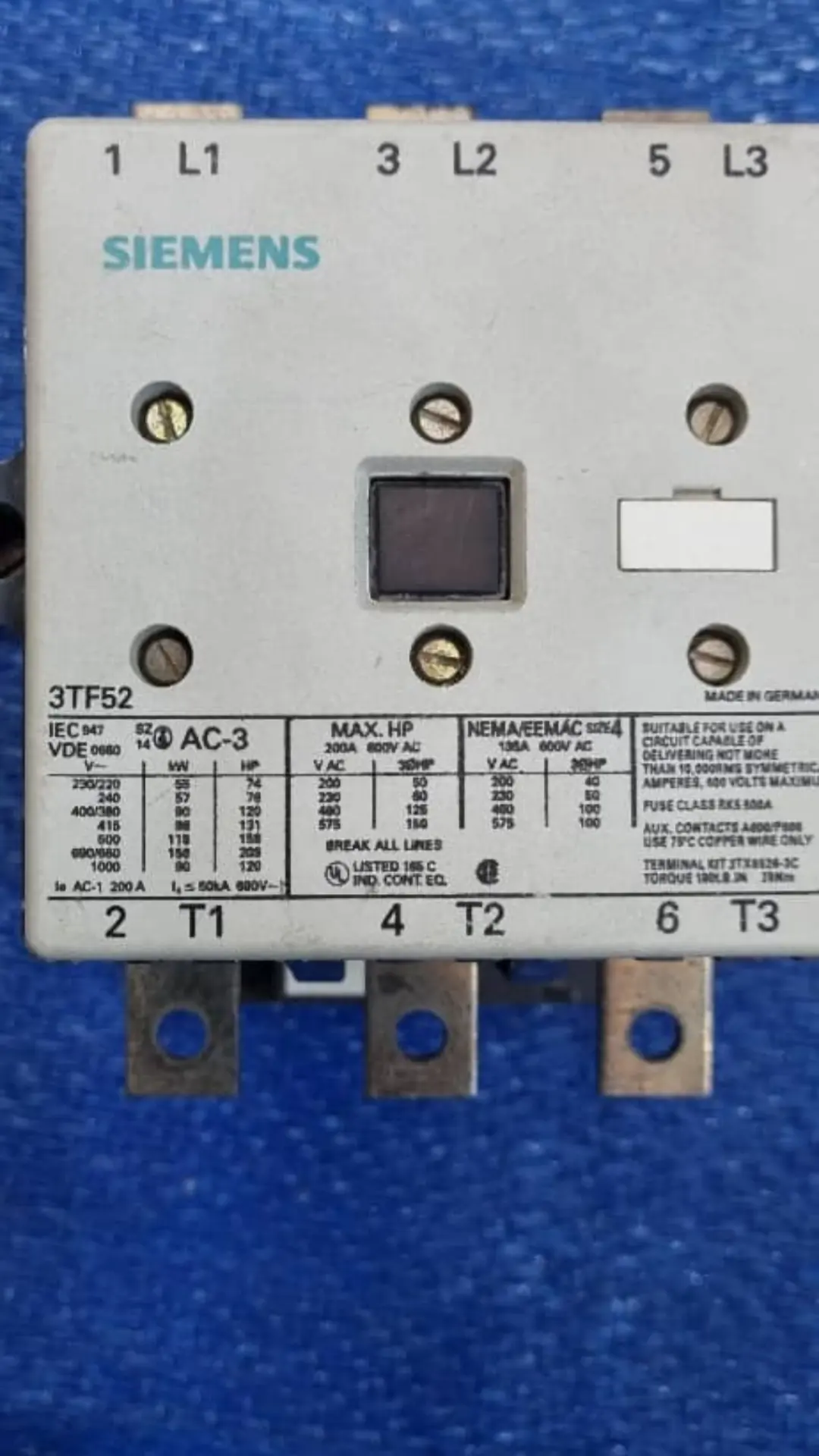 کنتاکتور زیمنس