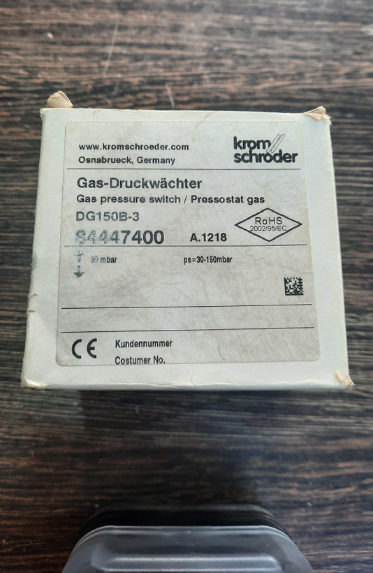 پرشر سوییچ DG 150B_3 Krom Schroder کروم شرودر