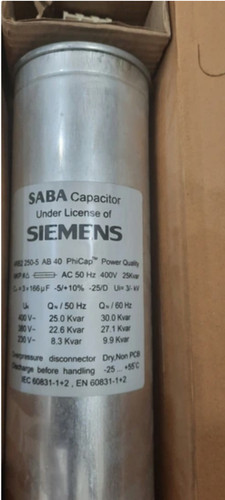 خازن ۳0 کیلووار صبا زیمنس (۲۵در۴۰۰)